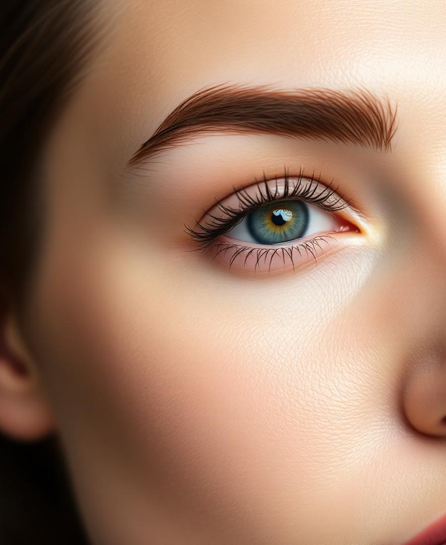 After treatment at Asamy Sourcils